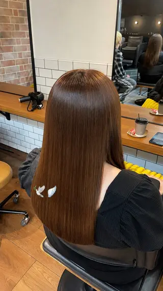 ロング 銀座ボブカラーパーマ misakiのヘアスタイル