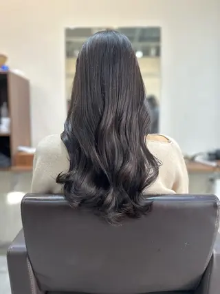 ロング カラー パーマ 縮毛矯正✨ストカール ✨髪質改善✨山下のヘアスタイル