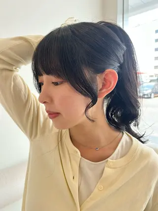 ミディアム カラー 橋本 洋志のヘアスタイル
