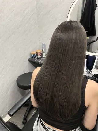 ロング カラー なんば/個室サロン タナカヒナ🌼のヘアスタイル