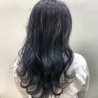 ロング カラー 縮毛矯正/ワンカラー モデル募集🫧羽夏のヘアスタイル