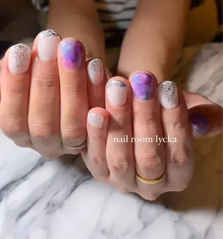 ネイル ﾈｲﾙﾙｰﾑﾘｯｶ 𝐦𝐚𝐲𝐮のネイルデザイン