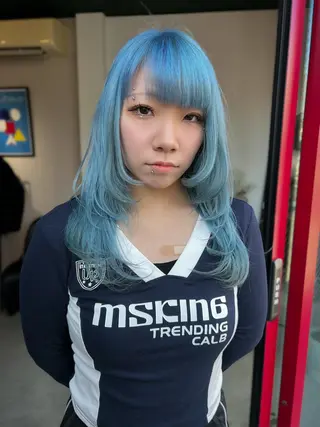 ロング カラー 梅田デザインカラー 🌈🏆ヒノキのヘアスタイル