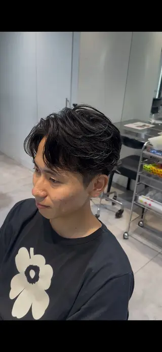 ショート パーマ メンズ 似合わせパーマ🔥 河浪 大智のヘアスタイル