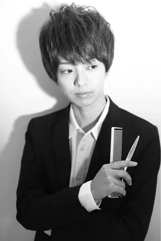ミディアム メンズ 中村 瑛秀のヘアスタイル