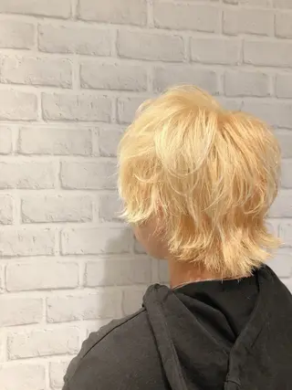 ミディアム カラー ヘアアレンジ メンズ 🎨 SHIORI🥀のヘアスタイル