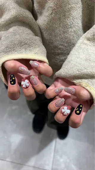 ネイル 岡本 恵｜大人っぽ ・個性ニュアンスのネイルデザイン