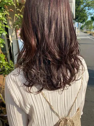 セミロング 壁谷  加保理のヘアスタイル