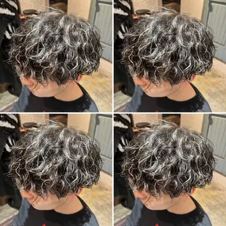 カラー パーマ メンズ メンズパーマ特化 店長望月謙二郎のヘアスタイル