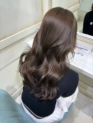 カラー 透明感ツヤカラー/ ゆうな💙のヘアスタイル