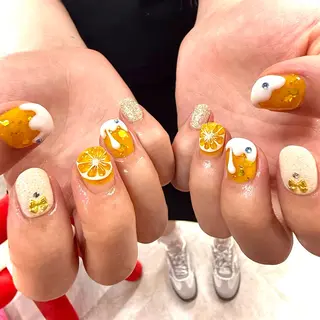 ネイル 𝙃𝙖𝙧𝙪⋆ ˚꩜。個性派のネイルデザイン