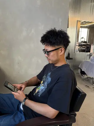 パーマ メンズ ✂︎SAITOU AKIRA✂︎のヘアスタイル