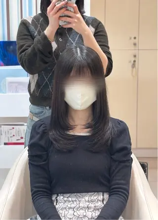 ロング Ash池袋 縮毛矯正 /レイヤー🌙ゆきのヘアスタイル