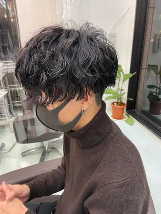パーマ メンズ 川上 紗也加のヘアスタイル
