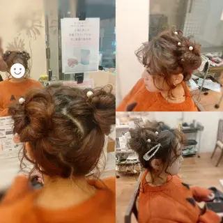 ヘアアレンジ ソウワ ヒナコのヘアスタイル