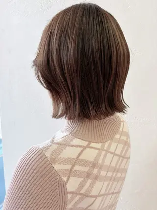 ミディアム 小鹿理紗 和光市のヘアスタイル