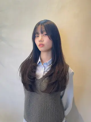 ロング カラー 森口誠斗/レイヤー /透明感カラーのヘアスタイル