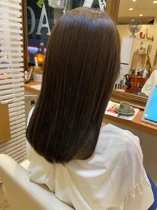 セミロング カラー 武田 悠生乃のヘアスタイル