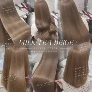 ロング カラー 🦋REISA🦋 エクステ×ハイトーンのヘアスタイル