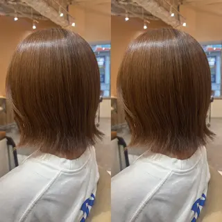 ショート 🖤艶髪×ハイトーン /レイヤー🖤ibuのヘアスタイル