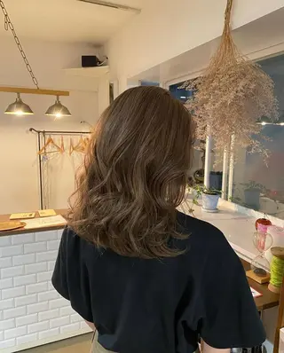 ミディアム 🫧透明感カラー× レイヤー🫧HARUのヘアスタイル