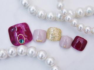 ネイル 💗🪽Tiary Nail🪽💗のネイルデザイン