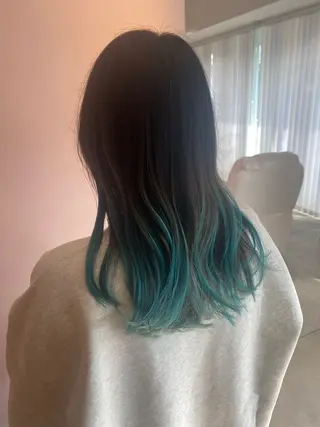 ロング 福島 優夢のヘアスタイル