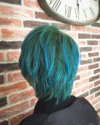 ショート ミディアム カラー メンズ特化美容師 カラー専門ぺーターのヘアスタイル