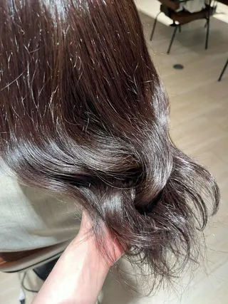 セミロング カラー レイヤー/艶感カラー /LILICAのヘアスタイル