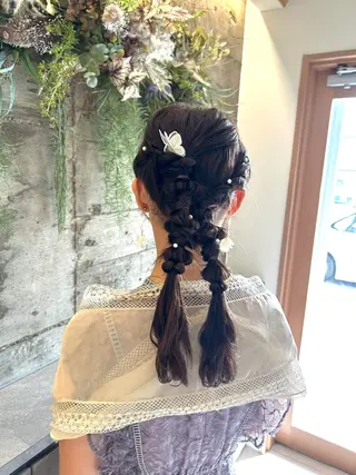 ヘアアレンジ MAISON ema 🩵笹野 希里香のヘアスタイル