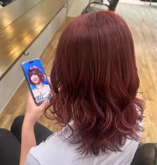 セミロング 神田 姫奈｜郡山 ｜レイヤーカットのヘアスタイル