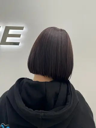 ショート カラー ヘアアレンジ 縮毛矯正🤍 ボブ/ HIKARIのヘアスタイル