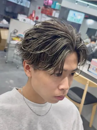 ミディアム パーマ fifth 児玉達哉 当日予約🙆のヘアスタイル