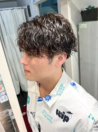 パーマ メンズ 田中 旭 横浜メンズ特化のヘアスタイル