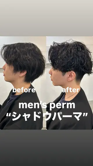 パーマ メンズ メンズ清潔感のプロ 💈メンズパーマ藤田のヘアスタイル