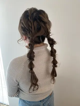 ロング 青木 みなのヘアスタイル