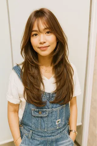 ロング Arphy/ /のヘアスタイル