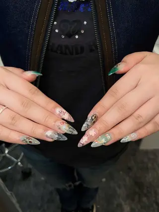 ネイル Sora nail 長さ出し専門店のネイルデザイン