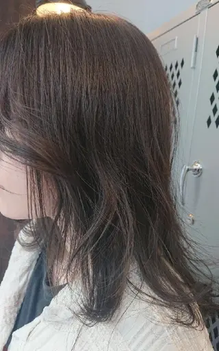 ミディアム カラー ヘアアレンジ スタイリスト 川添 のヘアスタイル