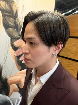 ショート カラー パーマ ヘアアレンジ メンズ キッズ ネイル マツエク・マツパ アイブロウ 久木原 ゆりのヘアスタイル