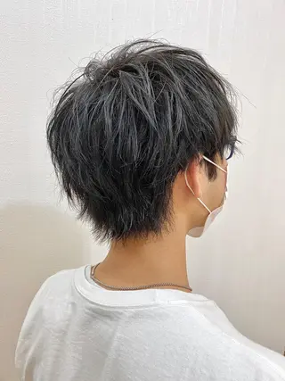ショート メンズ 原田 涼矢のヘアスタイル