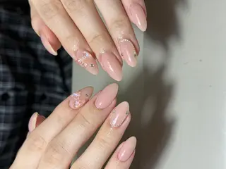 ネイル By moonネイル 🌷ワンホン/韓国風のネイルデザイン