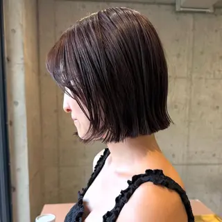 ミディアム カラー ショート/ボブ kyokaのヘアスタイル