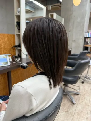 ミディアム 濱島 楓佳のヘアスタイル