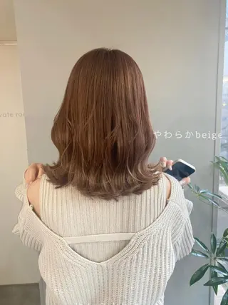 ミディアム カラー ヘアアレンジ ボブ /ニュアンス/ satomi🧸💖のヘアスタイル