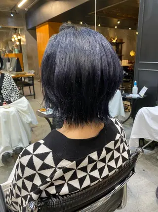 ショート カラー 透明感カラー🌿 グレージュ🐺陽介のヘアスタイル