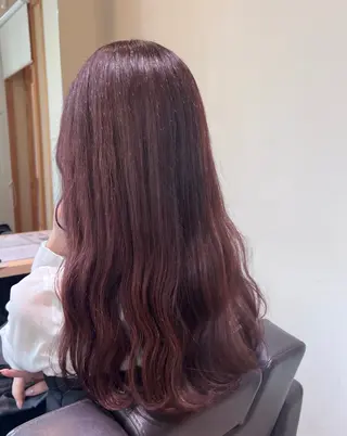 ロング カラー やすい さおりのヘアスタイル