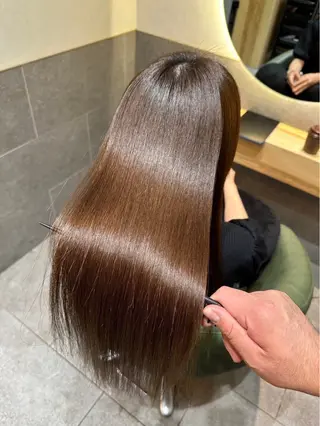 ロング カラー パーマ 色落ちまで盛れる 💟まなみのヘアスタイル