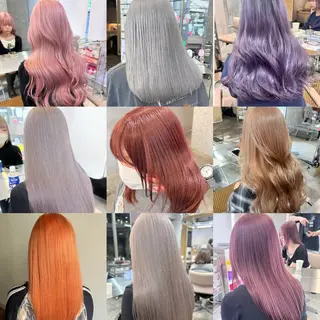 ロング カラー 失敗しないハイトーン ✨ミルクティー/ミワのヘアスタイル