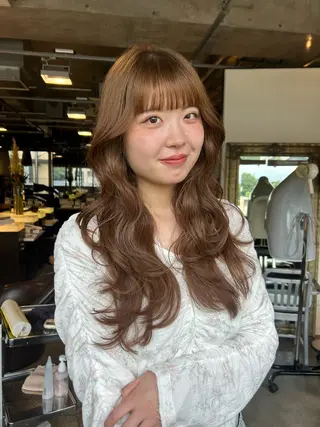 ロング NanaKo 表参道 レイヤー/ハッシュのヘアスタイル